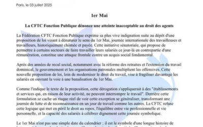 Fédération Fonction Publique CFTC : 1 er mai